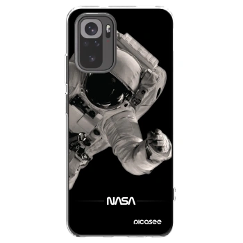 Picasee Xiaomi Redmi Note 10 Hülle - Transparentes Silikon - Astronaut Big