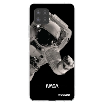 Picasee Samsung Galaxy A42 A426B Hülle - Transparentes Silikon - Astronaut Big