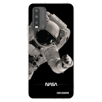 Picasee Xiaomi Redmi 9T Hülle - Transparentes Silikon - Astronaut Big