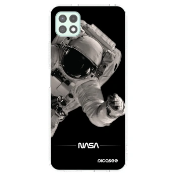 Picasee Samsung Galaxy A22 A226B 5G Hülle - Transparentes Silikon - Astronaut Big
