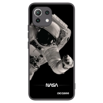 Picasee Xiaomi 11 Lite 5G NE Hülle - Schwarzes Silikon - Astronaut Big