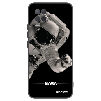 Picasee Realme 8 5G Hülle - Schwarzes Silikon - Astronaut Big