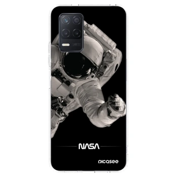 Picasee Realme 8 5G Hülle - Transparentes Silikon - Astronaut Big