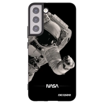 Picasee Samsung Galaxy S22+ 5G Hülle - Schwarzes Silikon - Astronaut Big