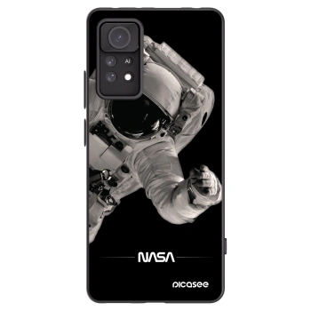Picasee Xiaomi Redmi Note 11 Pro 5G Hülle - Schwarzes Silikon - Astronaut Big