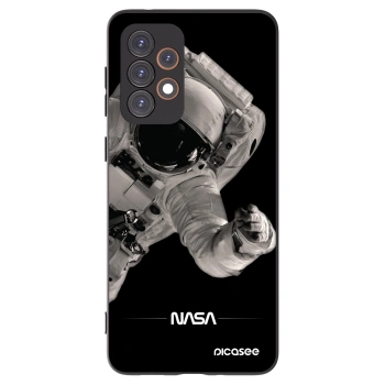 Picasee Samsung Galaxy A33 5G A336 Hülle - Schwarzes Silikon - Astronaut Big