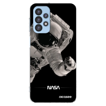 Picasee Samsung Galaxy A23 A235F 4G Hülle - Transparentes Silikon - Astronaut Big
