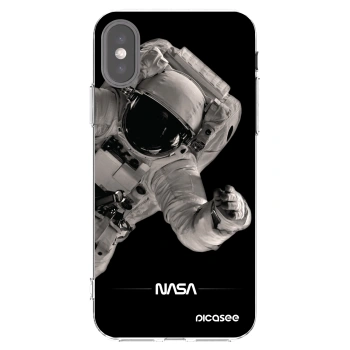 Picasee Apple iPhone X/XS Hülle - Transparentes Silikon - Astronaut Big