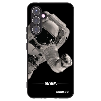 Picasee Samsung Galaxy A54 5G A546B Hülle - Schwarzes Silikon - Astronaut Big
