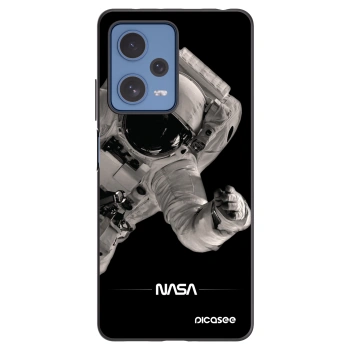 Picasee Xiaomi Redmi Note 12 Pro 5G Hülle - Schwarzes Silikon - Astronaut Big