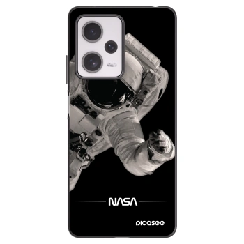 Picasee Xiaomi Redmi Note 12 Pro+ 5G Hülle - Schwarzes Silikon - Astronaut Big