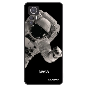 Picasee Xiaomi Redmi Note 12S Hülle - Schwarzes Silikon - Astronaut Big