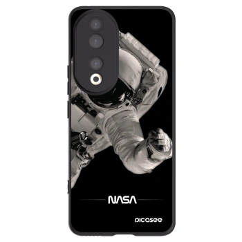 Picasee Honor 90 5G Hülle - Schwarzes Silikon - Astronaut Big