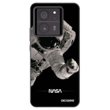 Picasee Xiaomi 13T Pro Hülle - Schwarzes Silikon - Astronaut Big