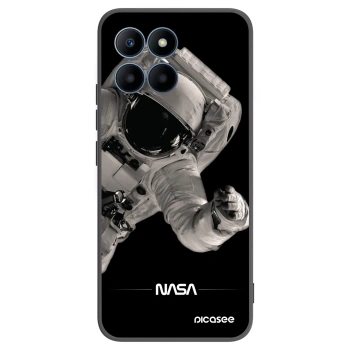Picasee Honor 70 Lite Hülle - Schwarzes Silikon - Astronaut Big