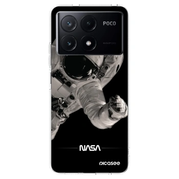 Picasee Xiaomi Poco X6 Pro Hülle - Transparentes Silikon - Astronaut Big
