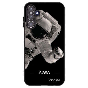 Picasee Samsung Galaxy A15 A156B 5G Hülle - Schwarzes Silikon - Astronaut Big