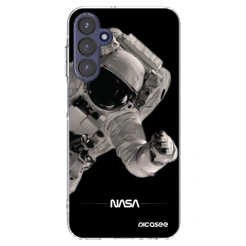 Picasee Samsung Galaxy A15 A155F 4G Hülle - Transparentes Silikon - Astronaut Big