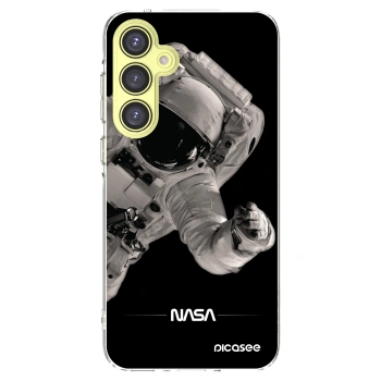 Picasee Samsung Galaxy A35 5G A356B Hülle - Transparentes Silikon - Astronaut Big