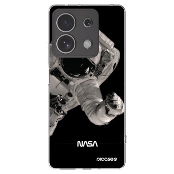 Picasee Xiaomi Redmi Note 13 4G Hülle - Transparentes Silikon - Astronaut Big