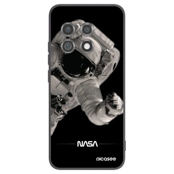 Picasee OnePlus 11 5G Hülle - Schwarzes Silikon - Astronaut Big