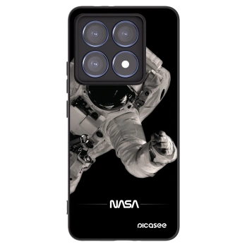 Picasee Xiaomi 14T Pro Hülle - Schwarzes Silikon - Astronaut Big