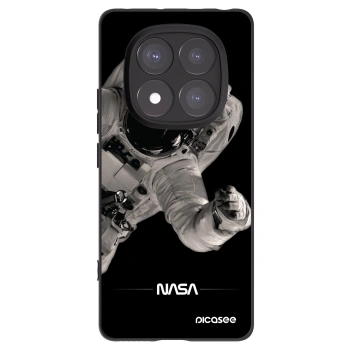 Picasee Xiaomi Redmi Note 14 Pro 5G Hülle - Schwarzes Silikon - Astronaut Big