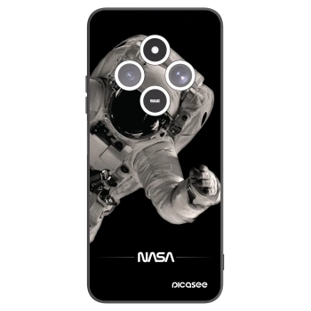 Picasee Xiaomi Redmi 14C Hülle - Schwarzes Silikon - Astronaut Big