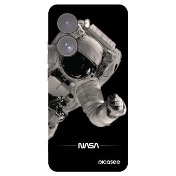 Picasee Xiaomi Poco X7 Hülle - Schwarzes Silikon - Astronaut Big