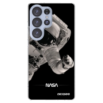 Picasee Samsung Galaxy S25 Ultra 5G Hülle - Transparentes Silikon - Astronaut Big