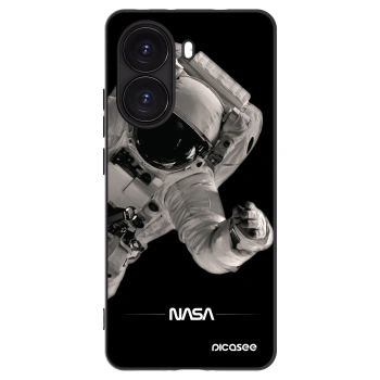 Picasee Xiaomi Poco X7 Pro 5G Hülle - Schwarzes Silikon - Astronaut Big