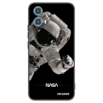 Picasee Motorola Moto G34 5G Hülle - Schwarzes Silikon - Astronaut Big