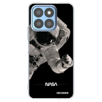 Picasee Honor X8c Hülle - Transparentes Silikon - Astronaut Big