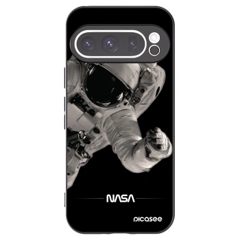 Picasee Google Pixel 9 Pro Hülle - Schwarzes Silikon - Astronaut Big