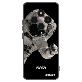 Picasee Xiaomi Poco C75 Hülle - Schwarzes Silikon - Astronaut Big