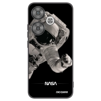 Picasee Xiaomi Poco F6 Hülle - Schwarzes Silikon - Astronaut Big