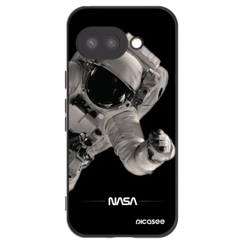 Picasee Google Pixel 9a Hülle - Schwarzes Silikon - Astronaut Big