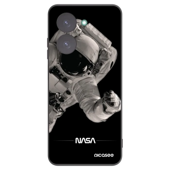 Picasee Xiaomi Redmi A5 Hülle - Schwarzes Silikon - Astronaut Big