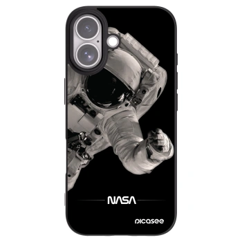 Picasee Apple iPhone 17 Hülle - Schwarzes Silikon - Astronaut Big
