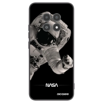 Picasee Realme 12X Hülle - Schwarzes Silikon - Astronaut Big