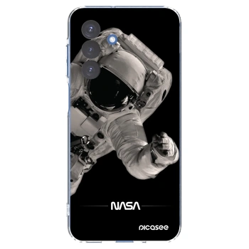Picasee Samsung Galaxy A17 5G Hülle - Transparentes Silikon - Astronaut Big