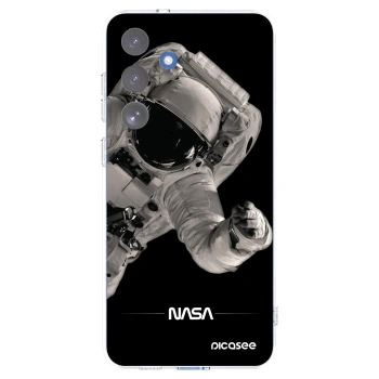 Picasee Samsung Galaxy S25 FE 5G Hülle - Transparentes Silikon - Astronaut Big