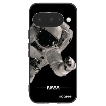 Picasee Google Pixel 10 Hülle - Schwarzes Silikon - Astronaut Big