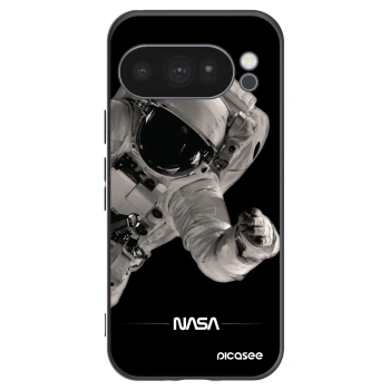 Picasee Google Pixel 10 Pro Hülle - Schwarzes Silikon - Astronaut Big