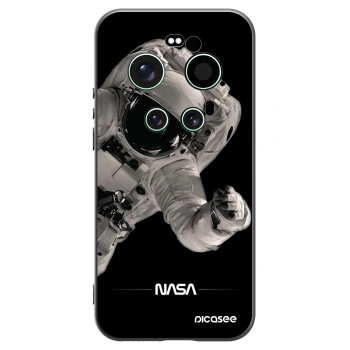 Picasee Xiaomi 17 Ultra Hülle - Schwarzes Silikon - Astronaut Big