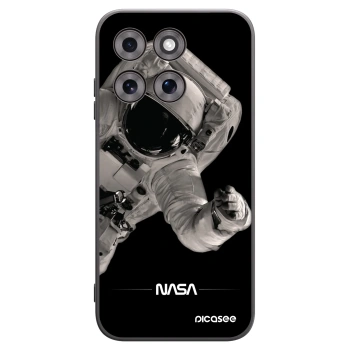 Picasee Motorola Moto G77 Hülle - Schwarzes Silikon - Astronaut Big