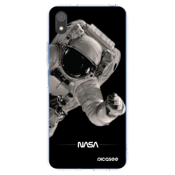Picasee Xiaomi Redmi 7A Hülle - Transparentes Silikon - Astronaut Big