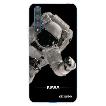 Picasee Huawei Nova 5T Hülle - Transparentes Silikon - Astronaut Big