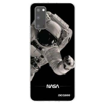 Picasee Samsung Galaxy S20 G980F Hülle - Transparentes Silikon - Astronaut Big