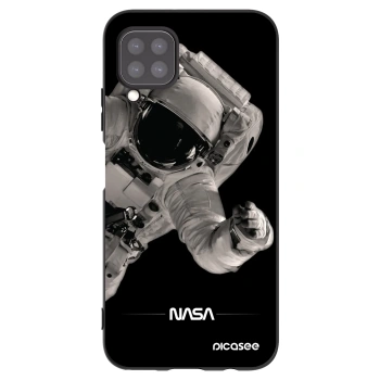 Picasee Huawei P40 Lite Hülle - Schwarzes Silikon - Astronaut Big